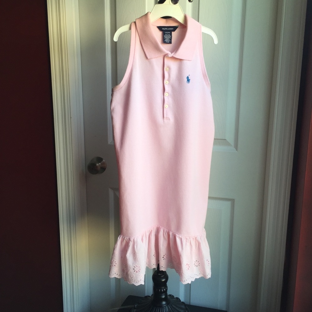 Polo Ralph Lauren Pink Sleeveless Dress
